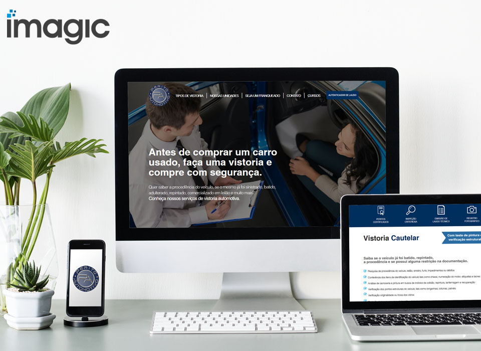 Criação de Site para Perito Automotivo